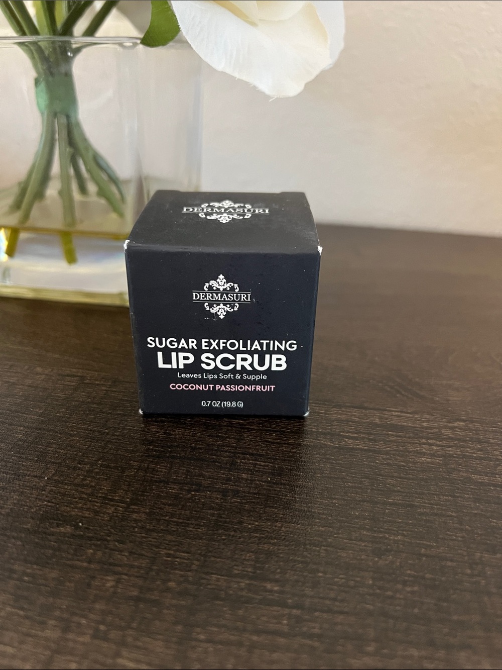 Dermasuri Coconut Passionfruit Sugar Exfoliating Lip Scrub